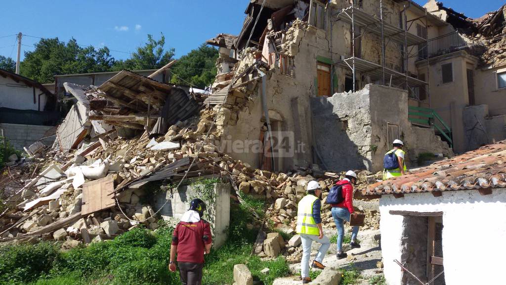 riviera24 - Tecnici in aiuto ai terremotati del centro Italia