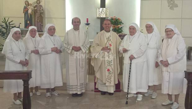 Madre Brigida, 70 anni di prof. religiosa, festa con il vescovo Suetta