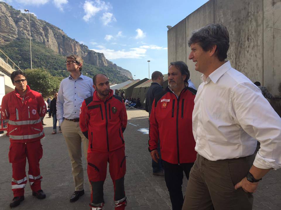 Visita delegazioni Croce Rossa al Parco Roja