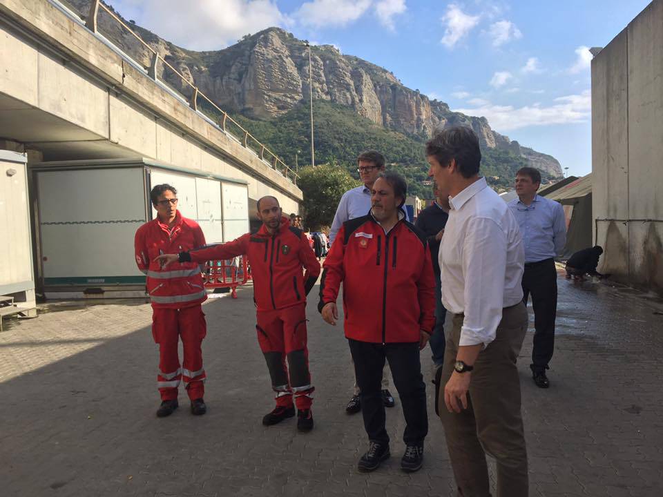 Visita delegazioni Croce Rossa al Parco Roja