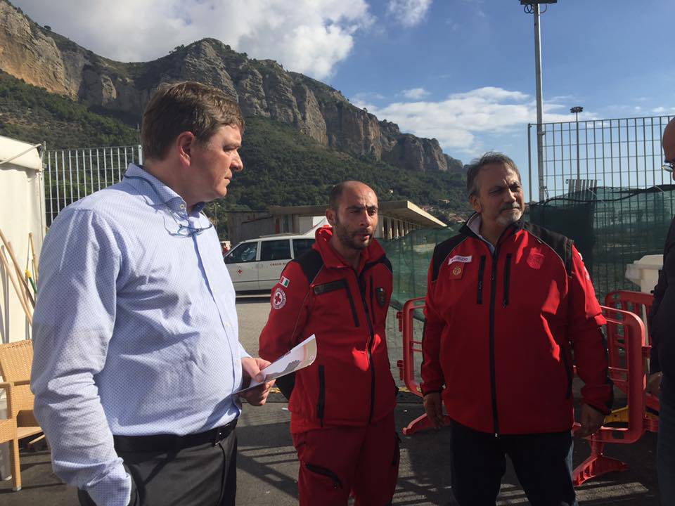 Visita delegazioni Croce Rossa al Parco Roja