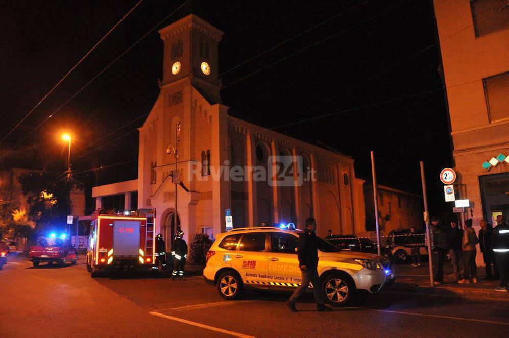 Sanremo incidente auto moto