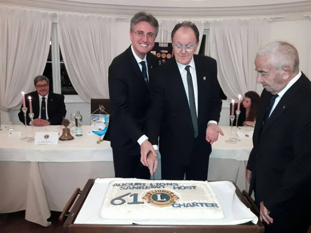 Il Lions Club Sanremo Host festeggia la propria "Charter Night"