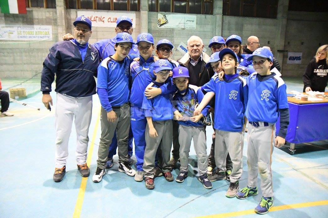 Il Sanremo Baseball al torneo indoor Avis di Cairo Montenotte