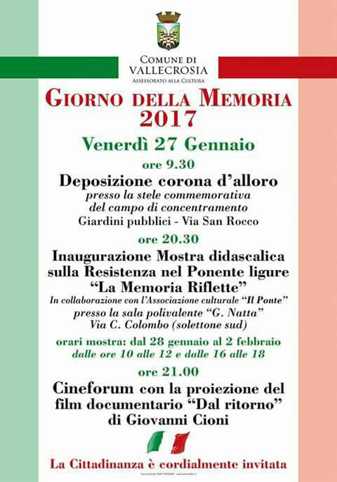 riviera24 - Giorno della Memoria