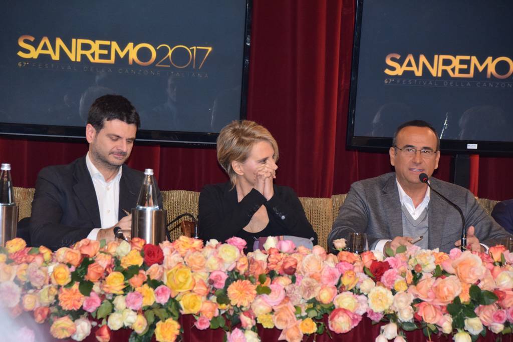 #sanremo2017 -prima conferenza stampa di presentazione della 67edizione del Festival