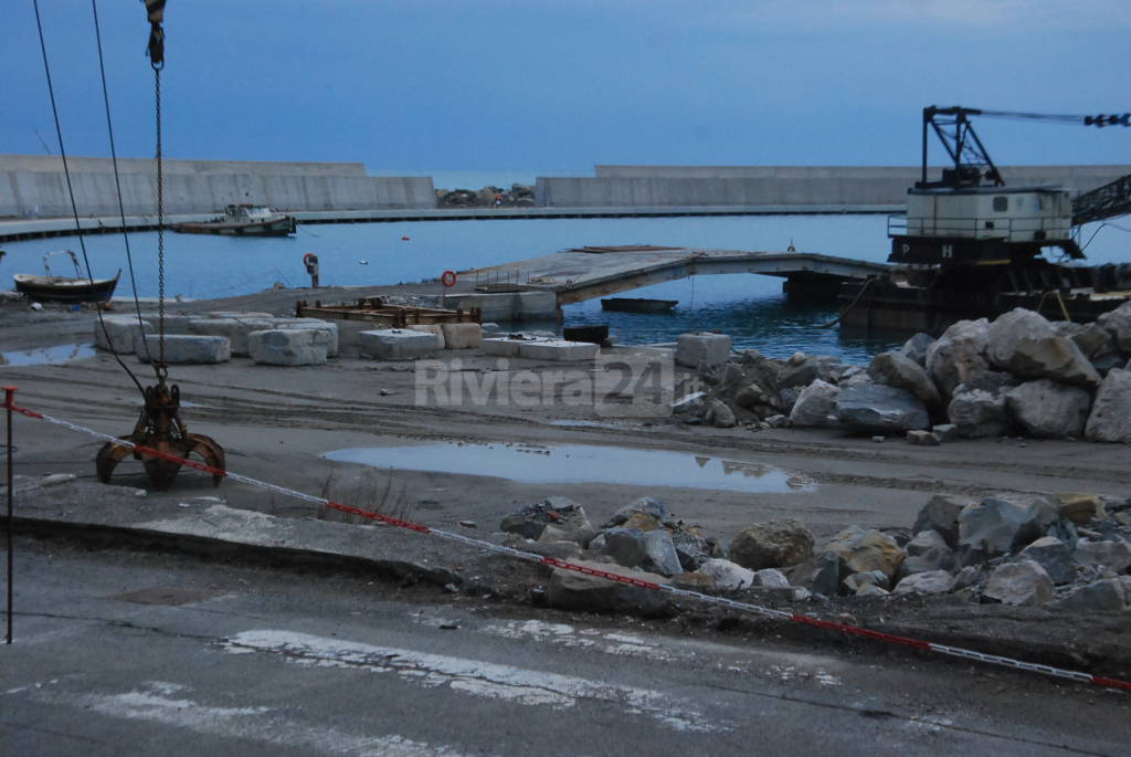 Cantiere porto di ventimiglia