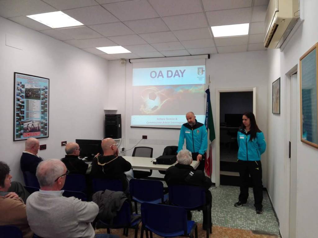 Delegazione di osservatori OTS della sezione di Imperia all'Oa day a Savona