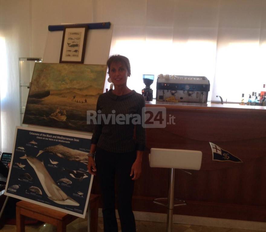Riviera24 - Sabina Airoldi Gianni Manuguerra incontro su santuario die cetacei Pelagos