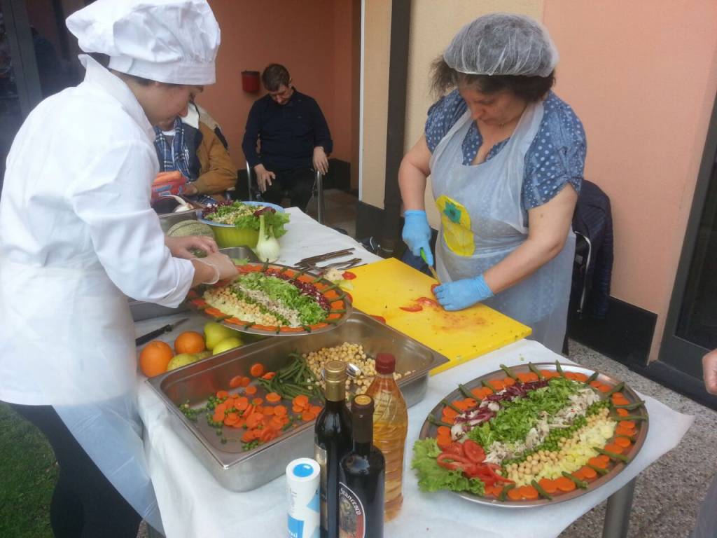 Studenti istituto alberghiero “Ruffini-Aicardi" alla residenza “Le Grange” a Riva Ligure