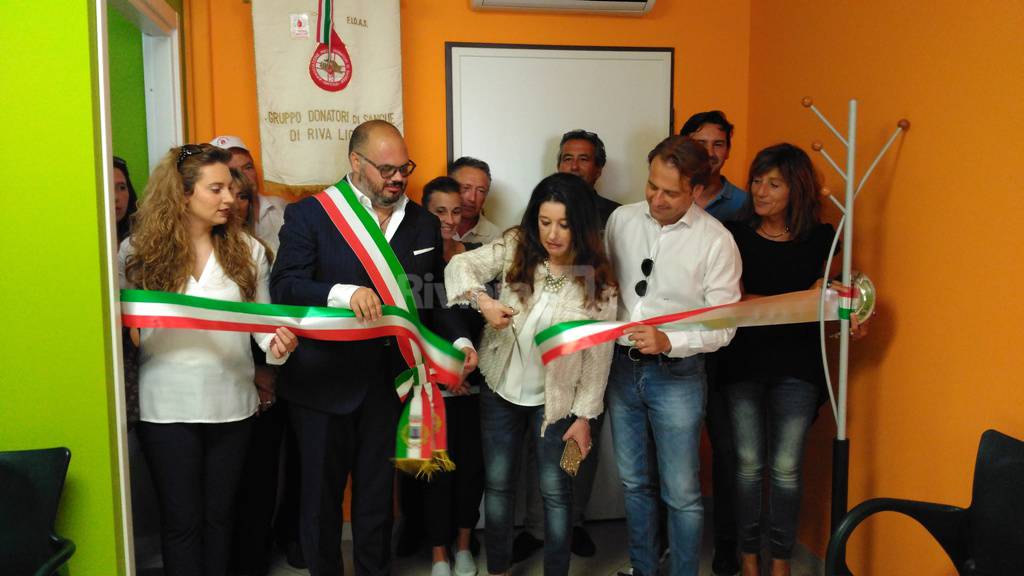 Inaugurazione centro prelievi Riva Ligure