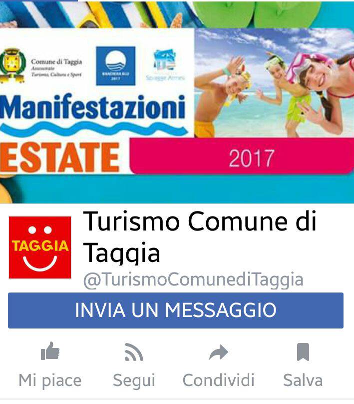 pagina facebook turismo taggia