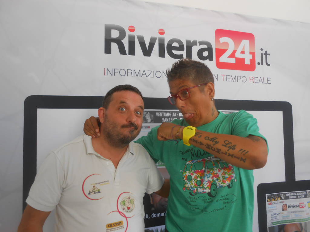 Riviera24 - Max Speranza e Davide Binaggia Clown per Bene