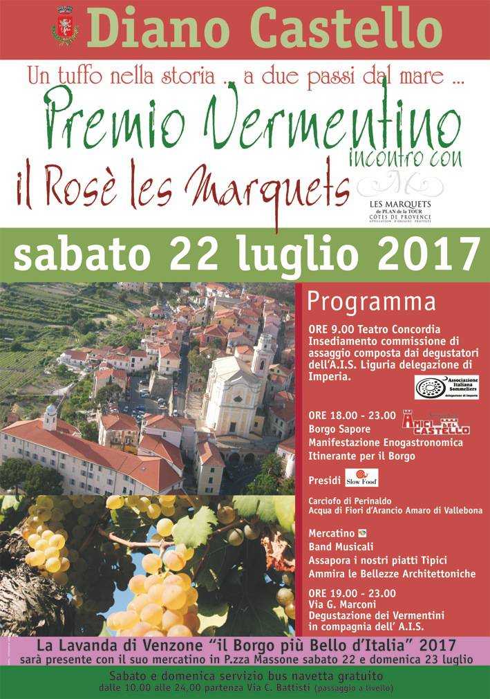 riviera24 - Premio Vermentino a Diano Castello