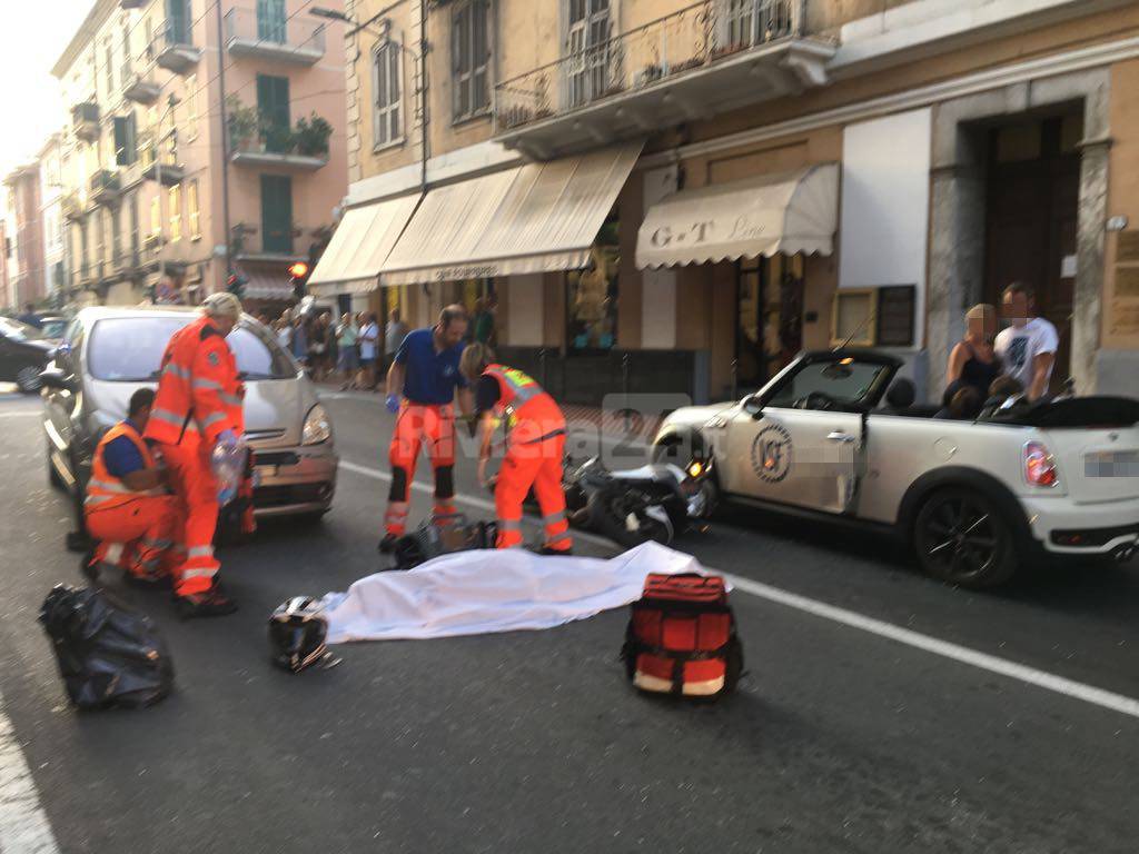 Incidente mortale a ventimiglia