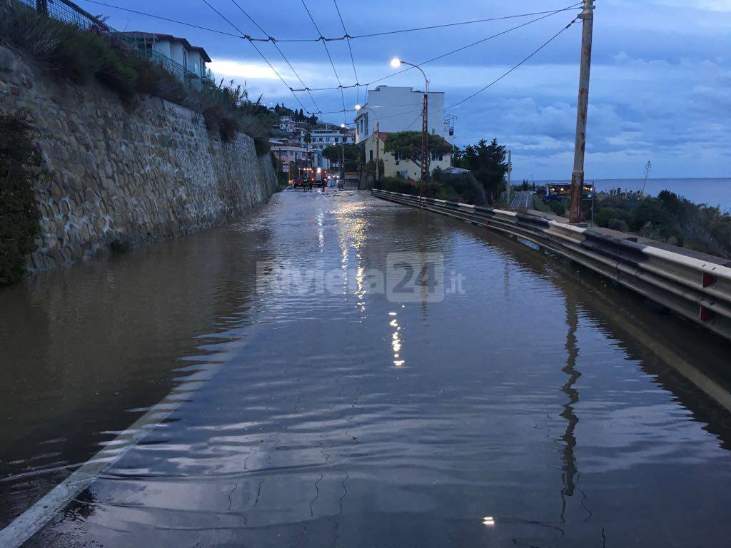 Perdita di acqua a Sanremo