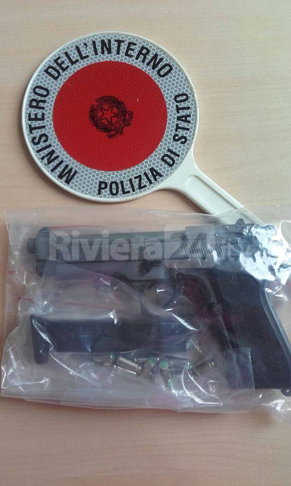 riviera24 - pistola sequestrata riccardo bacci