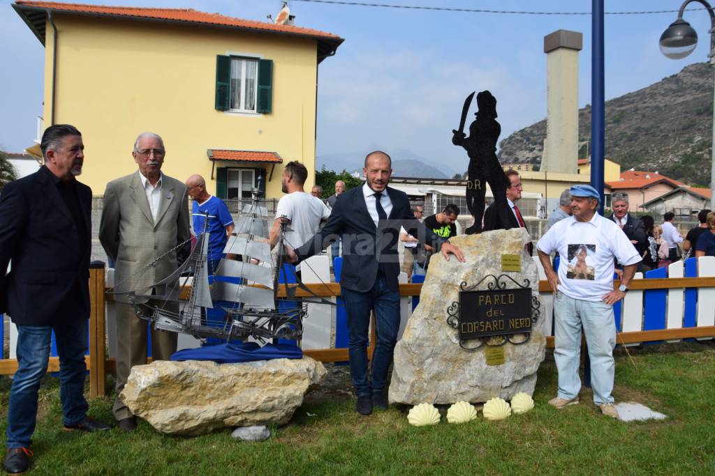 Ventimiglia inaugurazione parco Corsaro Nero 