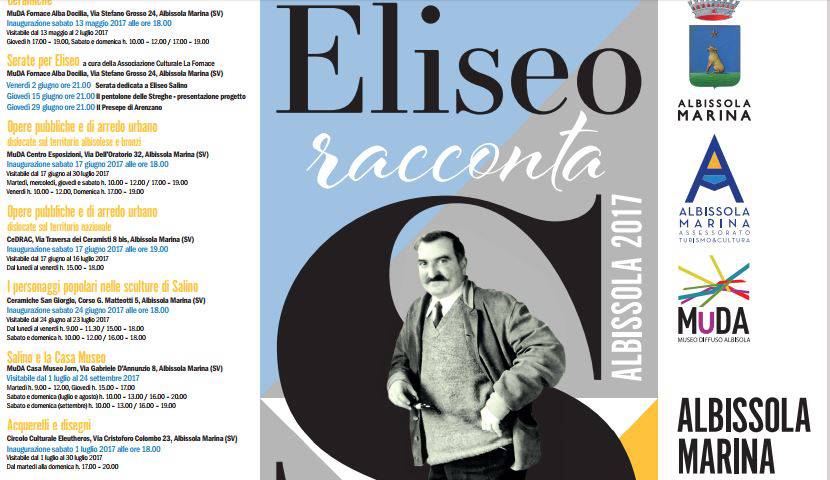 Albisola, Eliseo racconta Salino: a tavola con Eliseo Salino, disegni e  bozzetti a tema gastronomico - Riviera24