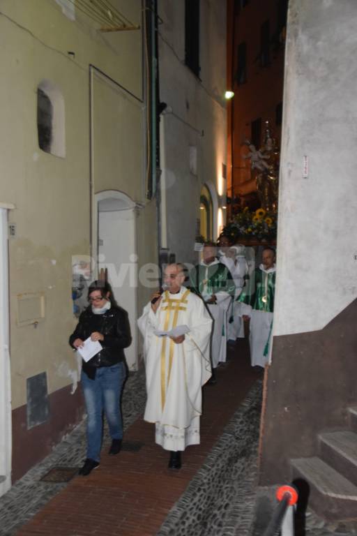 Don Luca Salomone parroco di Bordighera Alta