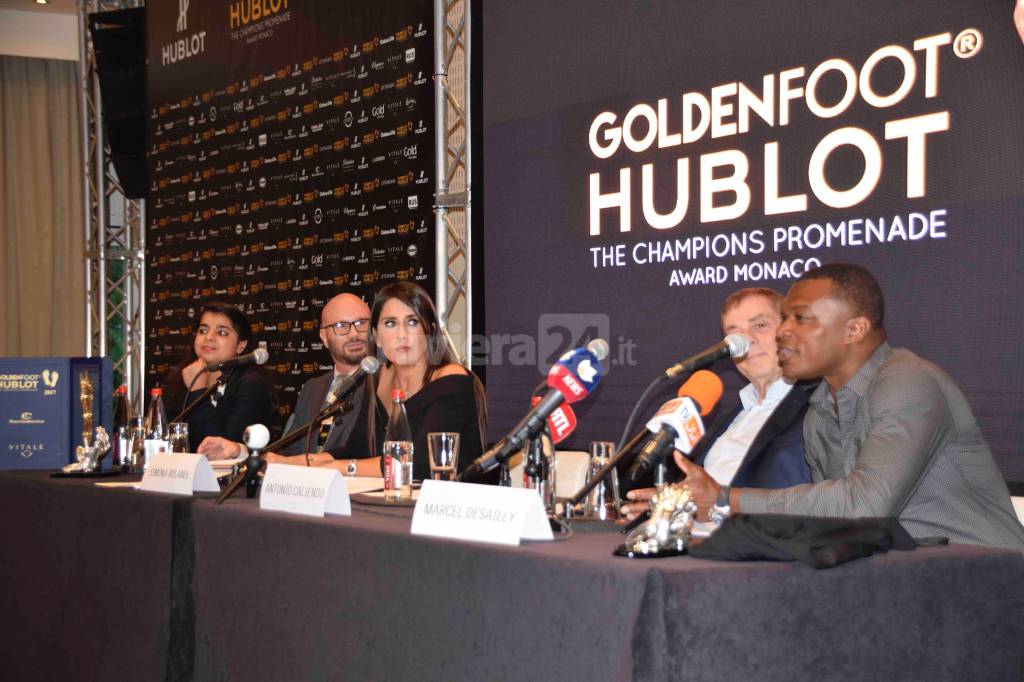 Golden Foot 2017, le immagini della conferenza stampa