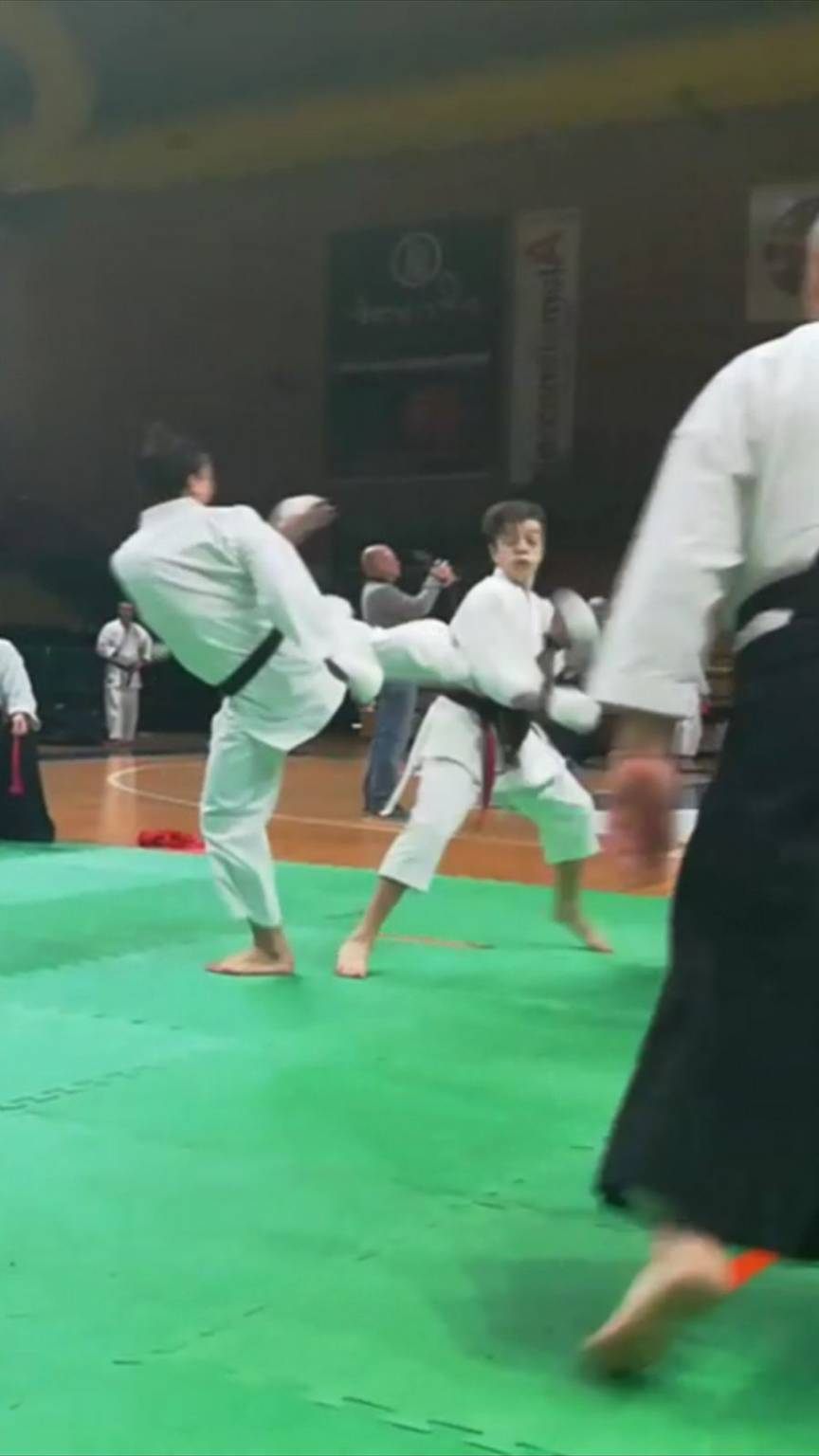 Christopher Pannese del Karate Sanremo 