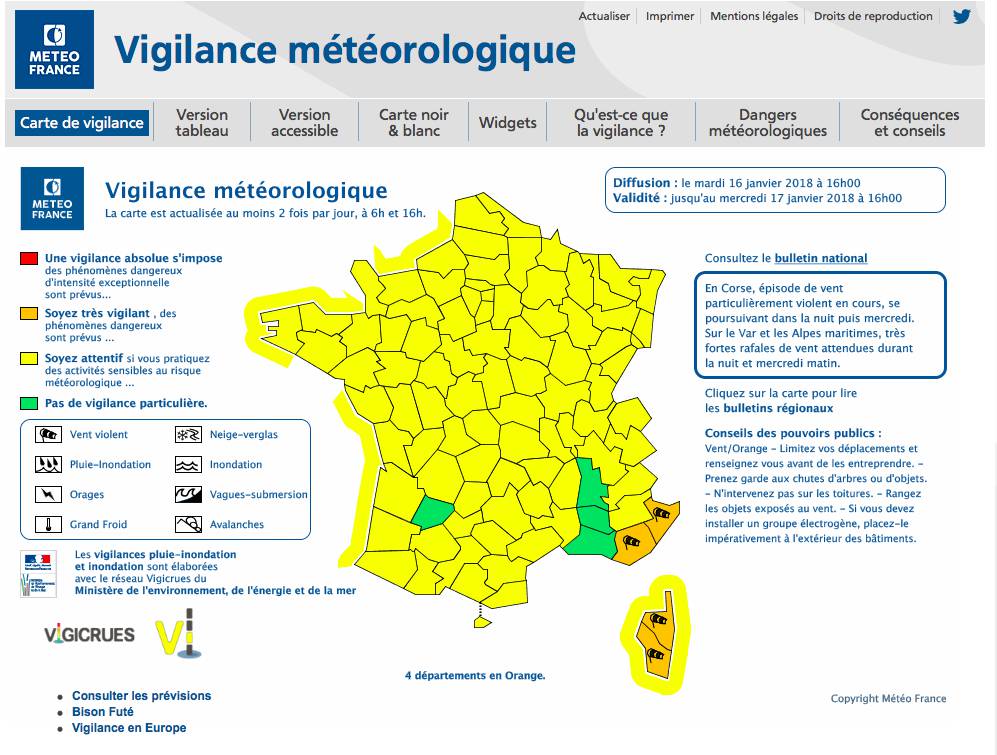 francia vigilanza arancio