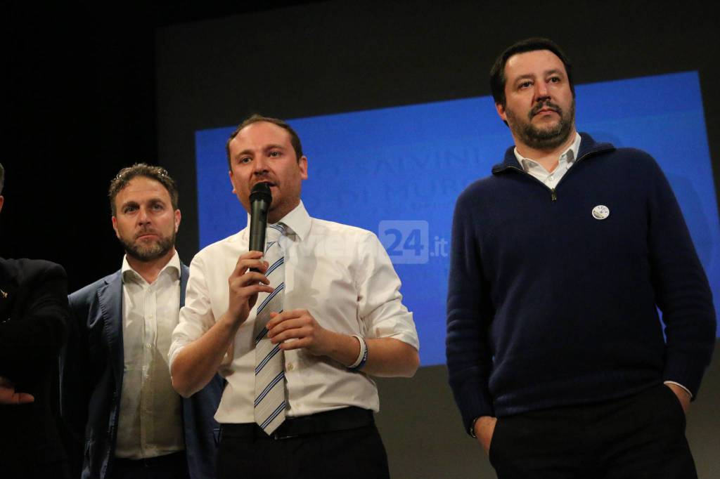 Riviera24-Matteo Salvini a Ventimiglia per lanciare la candidatura di Di Muro