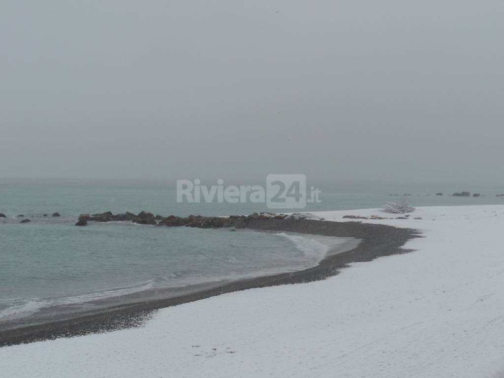 riviera24 - Neve a Ventimiglia