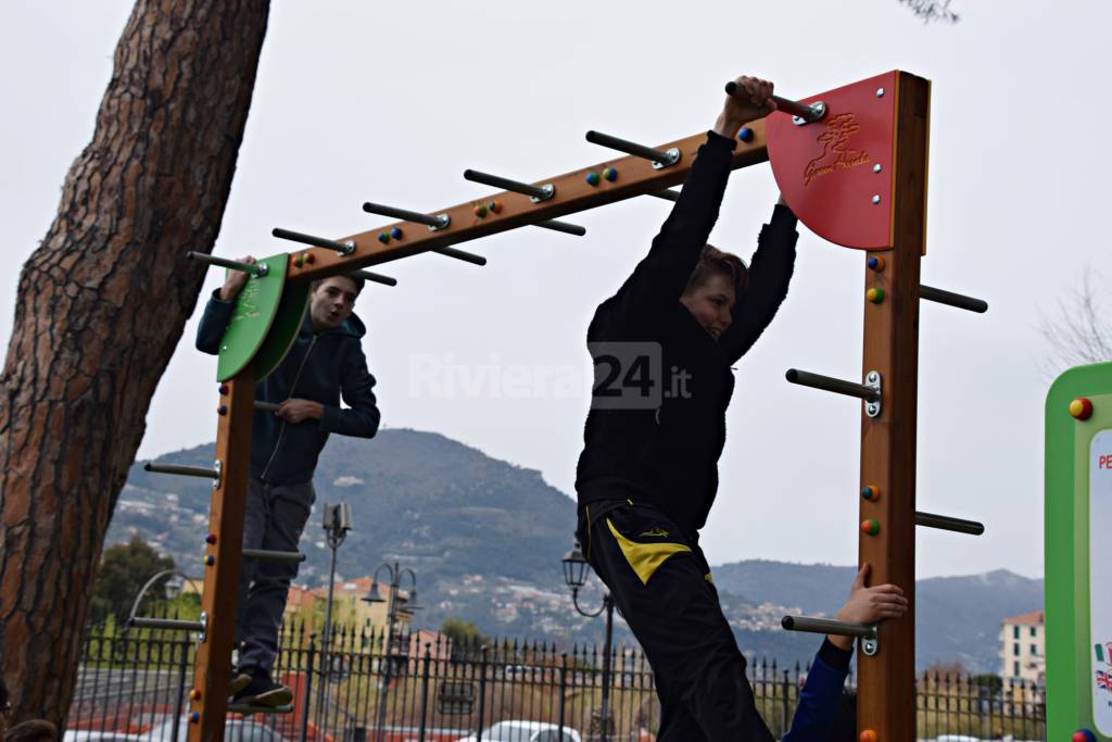 Inaugurazione percorso fitness