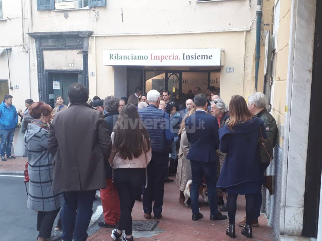 Imperia, inaugurazione secondo point Scajola