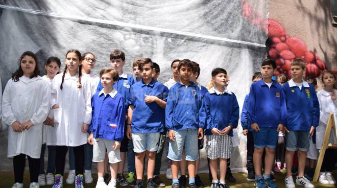 Ventimiglia, inaugurato il murales dedicato ai magistrati Falcone e Borsellino