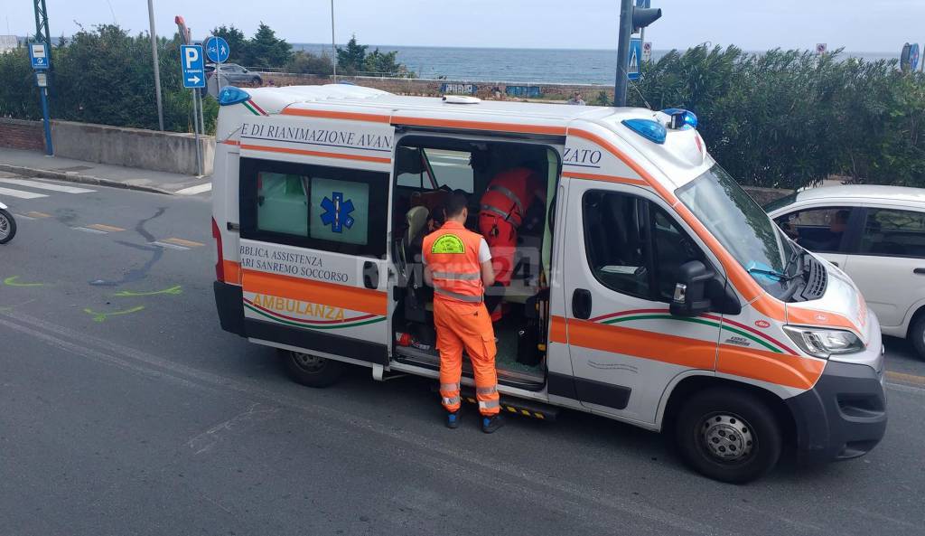 riviera24 - sanremo soccorso aurelia incidente