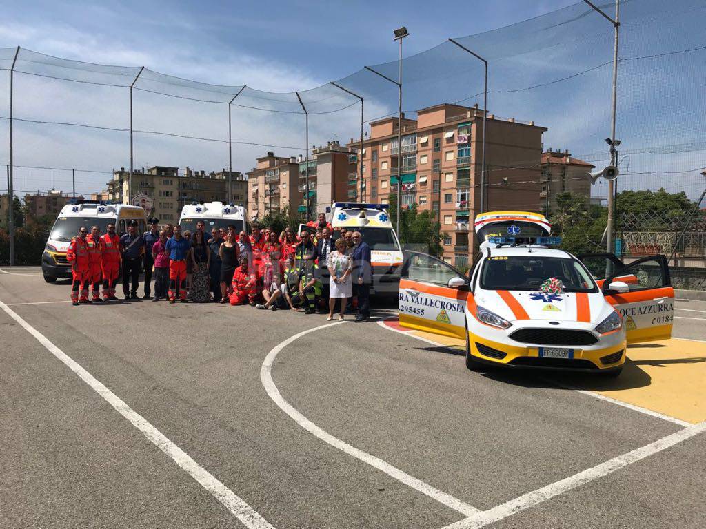 riviera24-Croce Azzurra Vallecrosia, inaugurata la nuova automedica dedicata a Rossella