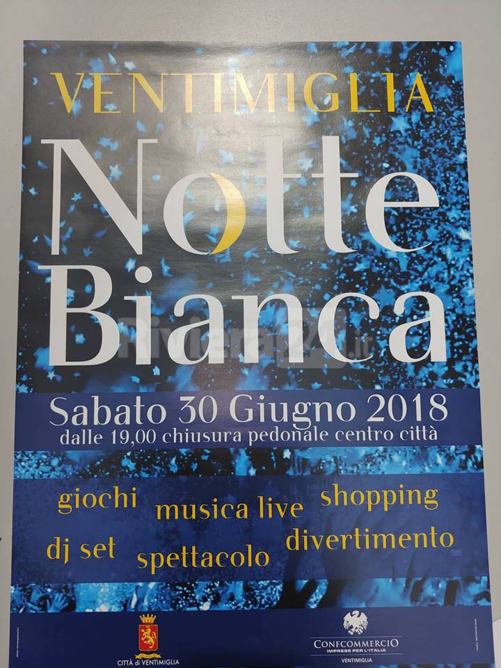 riviera24 - presentazione notte bianca ventimiglia 2018