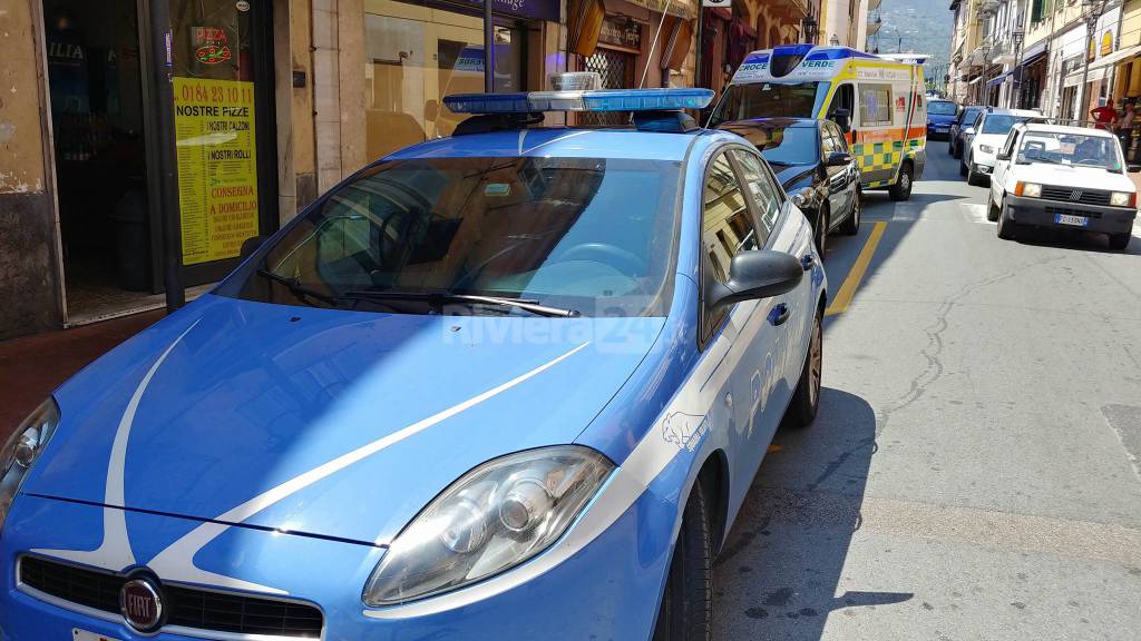 polizia e ambulanza ventimiglia