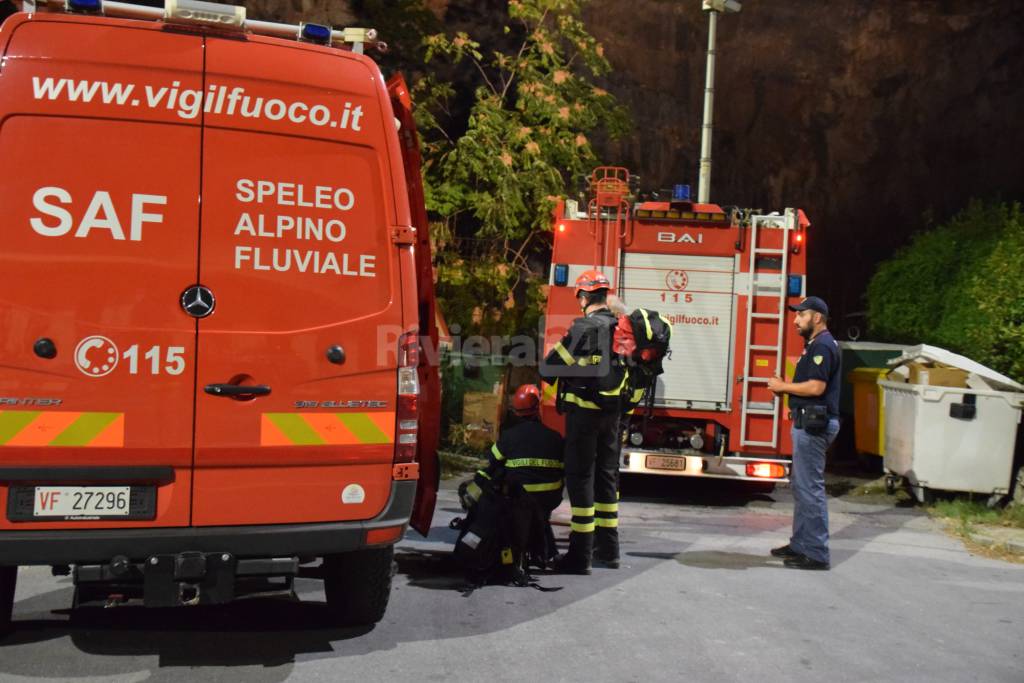 Migrante a ponte san Luigi