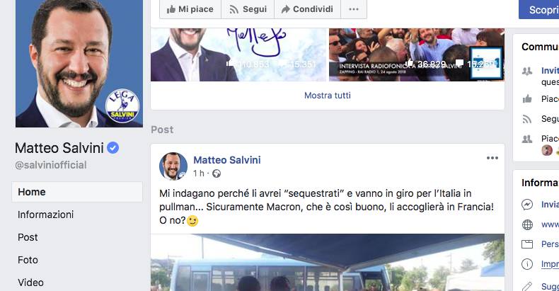 pagina salvini