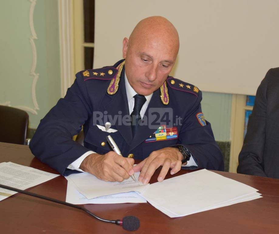 Firma convenzione ASL 1 Polizia