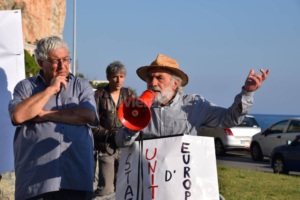 Manifestazione pro Europa Ventimiglia