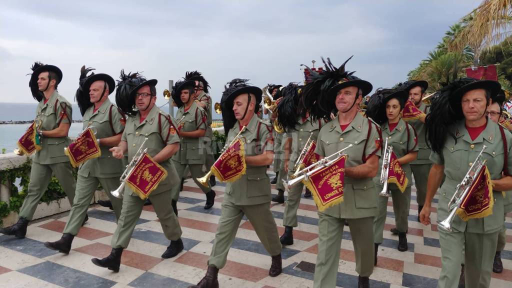 Sanremo, sfilata fanfare "100 dalla vittoria"