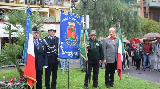 Bordighera celebra la Festa dell’Unità nazionale e la Giornata delle forze armate