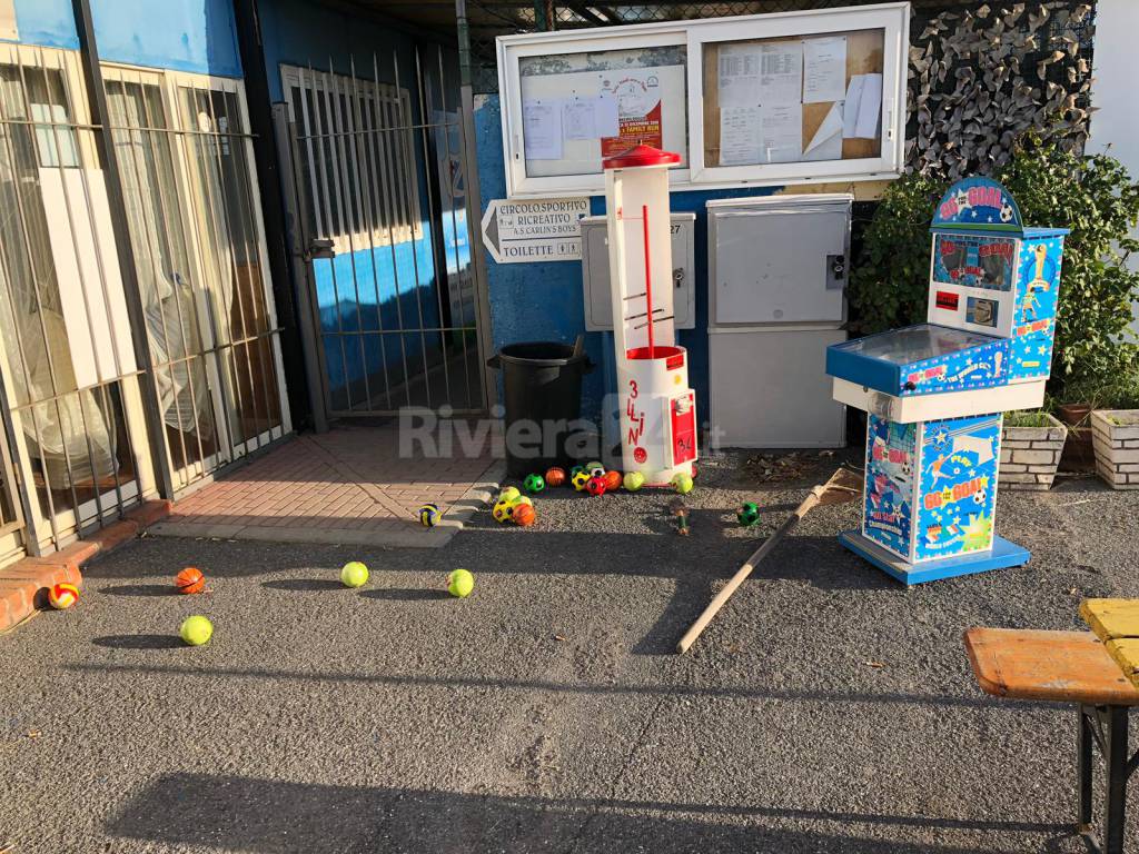 riviera24 - circolo sportivo a Pian di Poma derubato