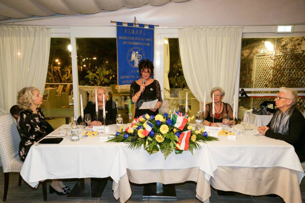 riviera24-Cena delle candele di Fidapa, ieri l'evento più importante dell'anno sociale