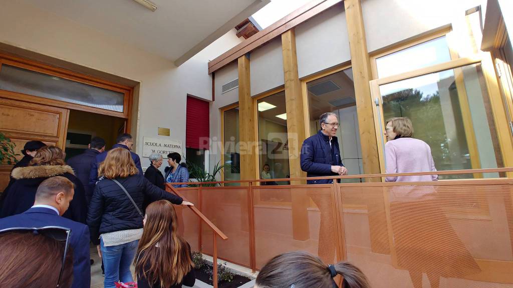 riviera24-L'inaugurazione della scuola Goretti a Baragallo