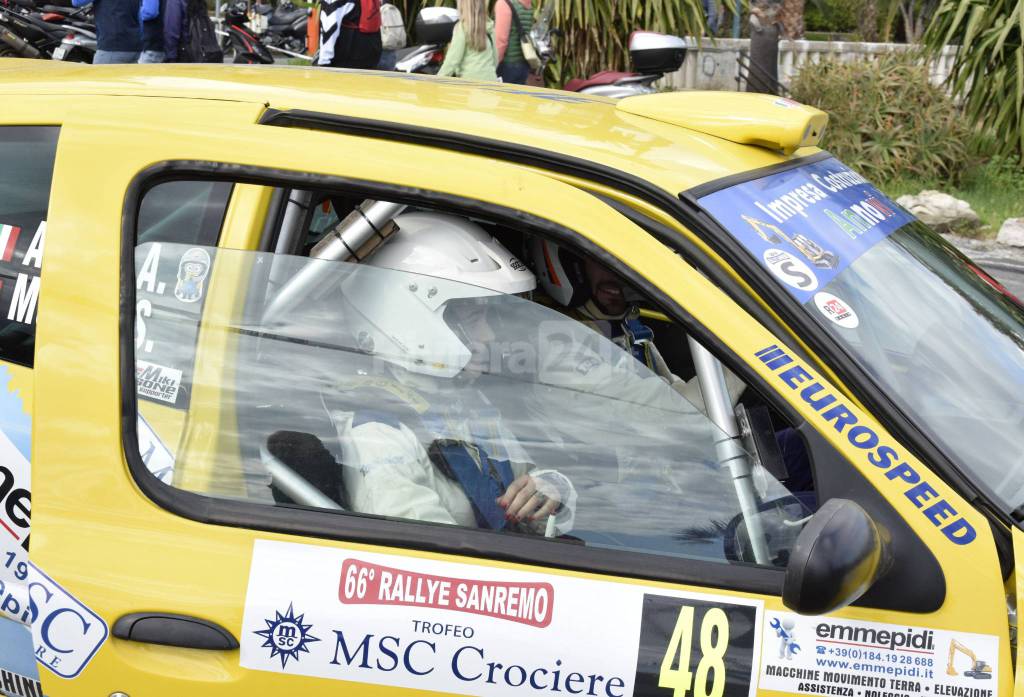 Rallye Sanremo prova speciale a Portosole