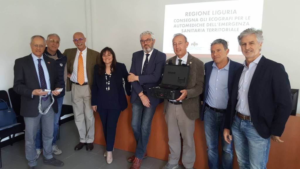 Consegna ecografi Regione Liguria