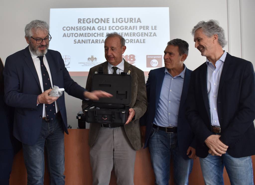 Consegna ecografi Regione Liguria