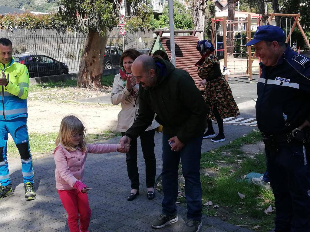 Educazione stradale, prova pratica per bimbi di Vallecrosia e Perinaldo 