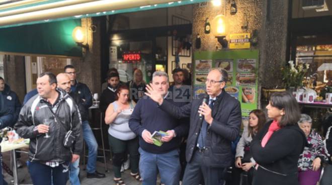 Sanremo, Biancheri incontra la comunità di San Martino e i tifosi biancazzurri